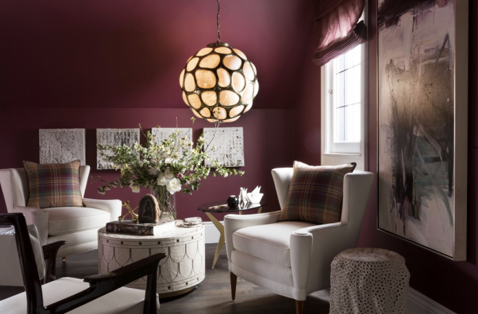 марсала в интерьере