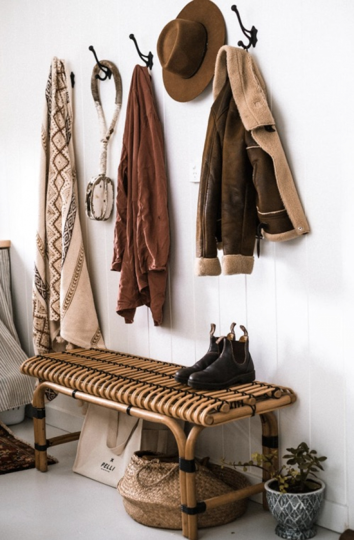 бамбук в прихожей