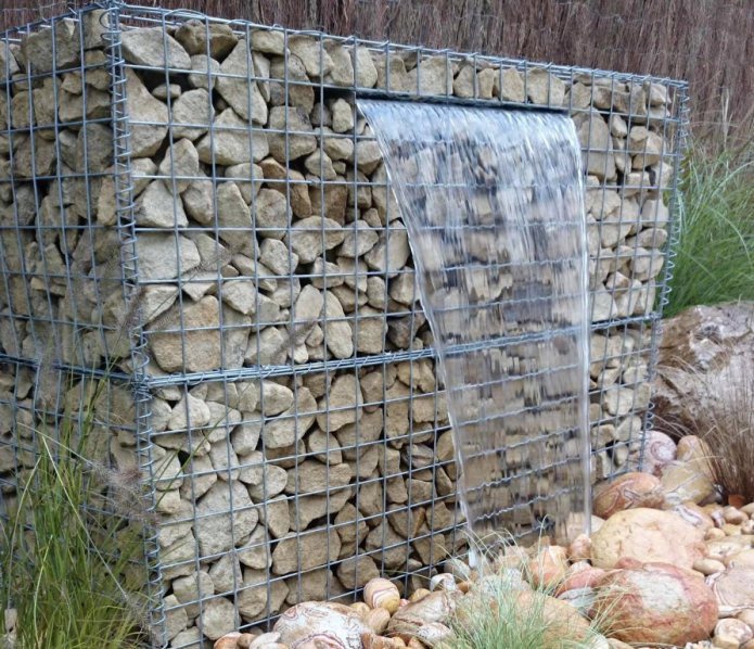 водопад из габионов