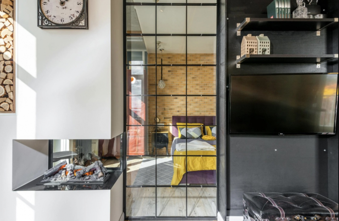 стекло в интерьере