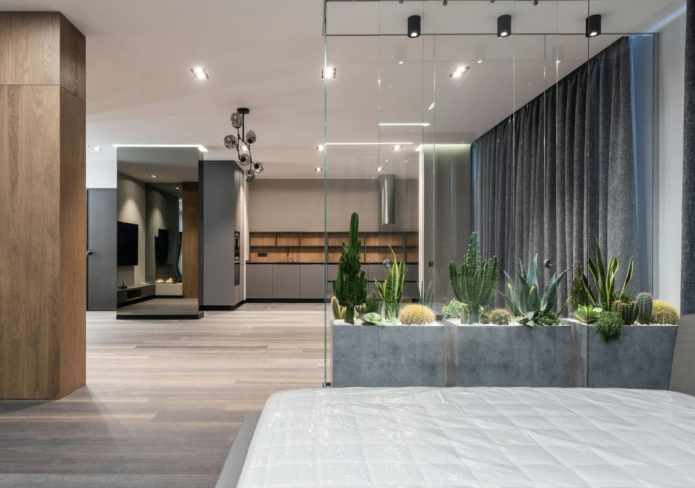 стеклянная перегородка