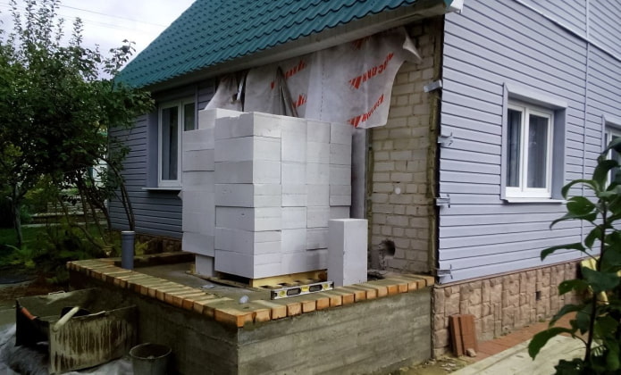 бетонные блоки для строительства душевой