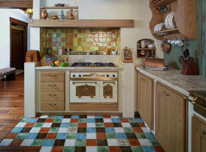 плитка разных цветов