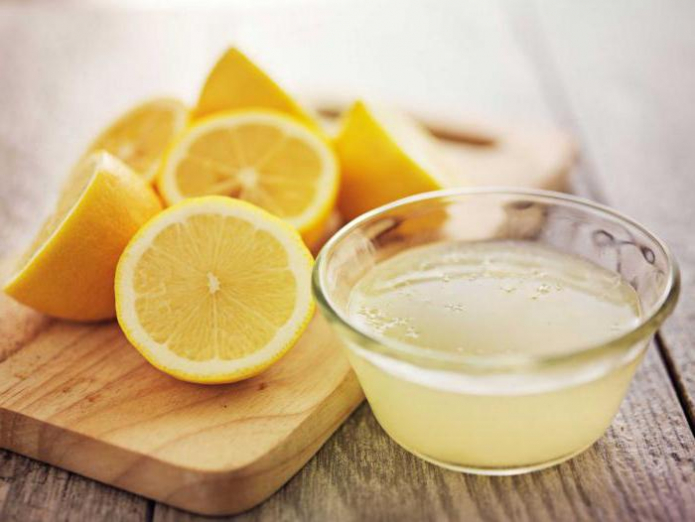уксус и лимон