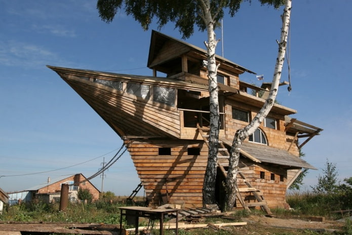 Дом-корабль из Кемеровской области