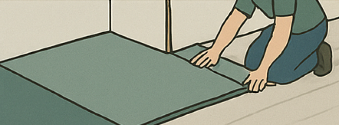 Укладываем гидроизоляцию