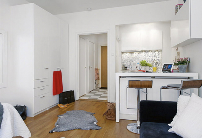 дизайн квартиры 27 кв. м.