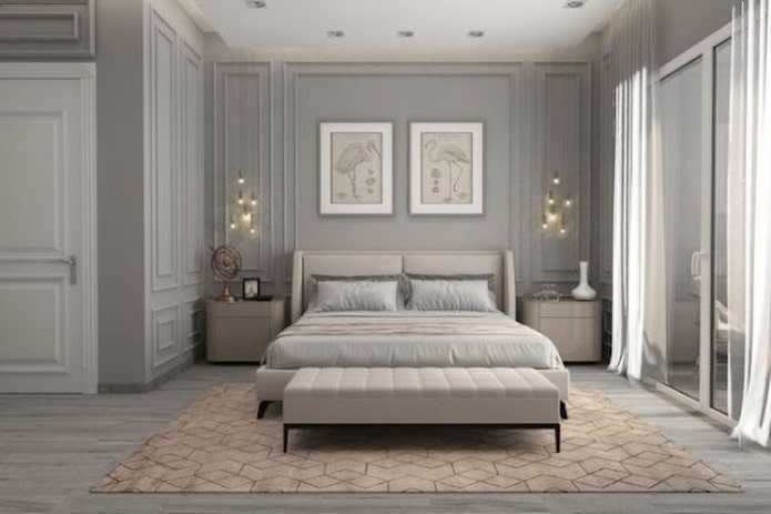 Спальная в современном классическом стиле