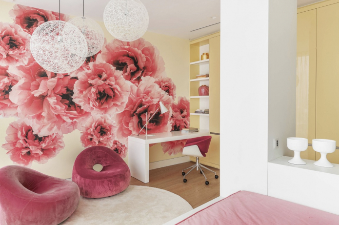 фотообои с изображением цветов