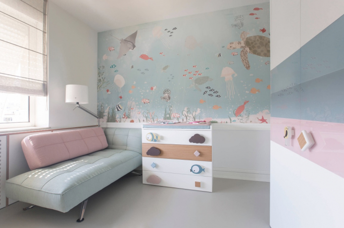 фотообои для детской расширяющие пространство