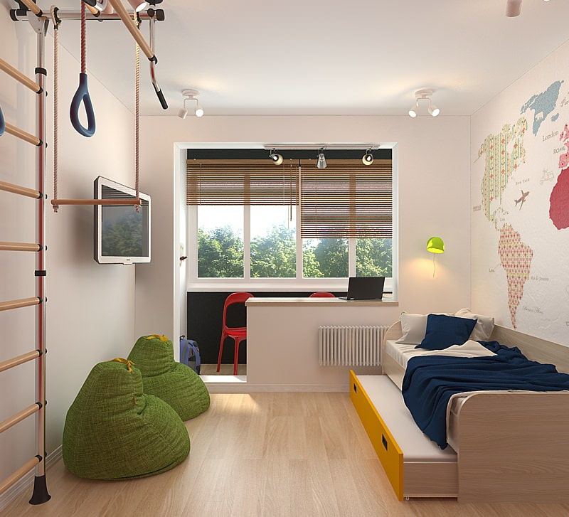 Дизайн интерьера 3-х комнатной квартиры в Харькове