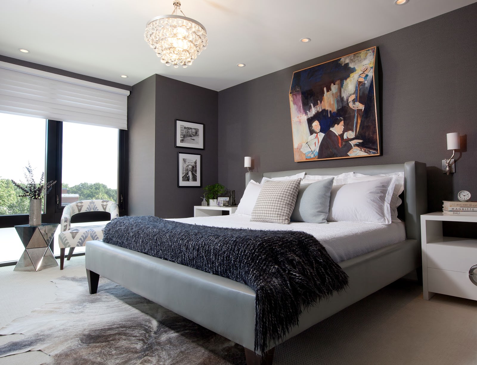 Дизайн спальни в серых тонах: особенности, фото