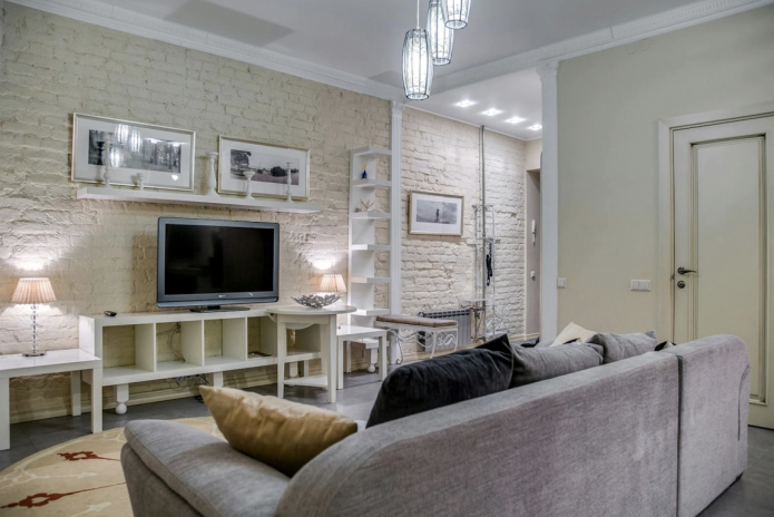 белый кирпич