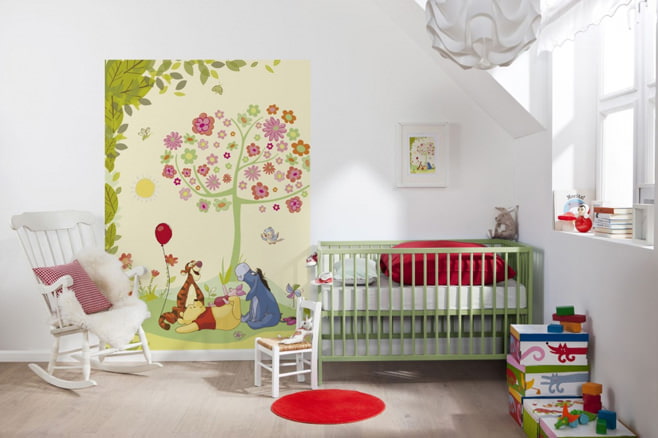 Сочетание цветов в детской мебели