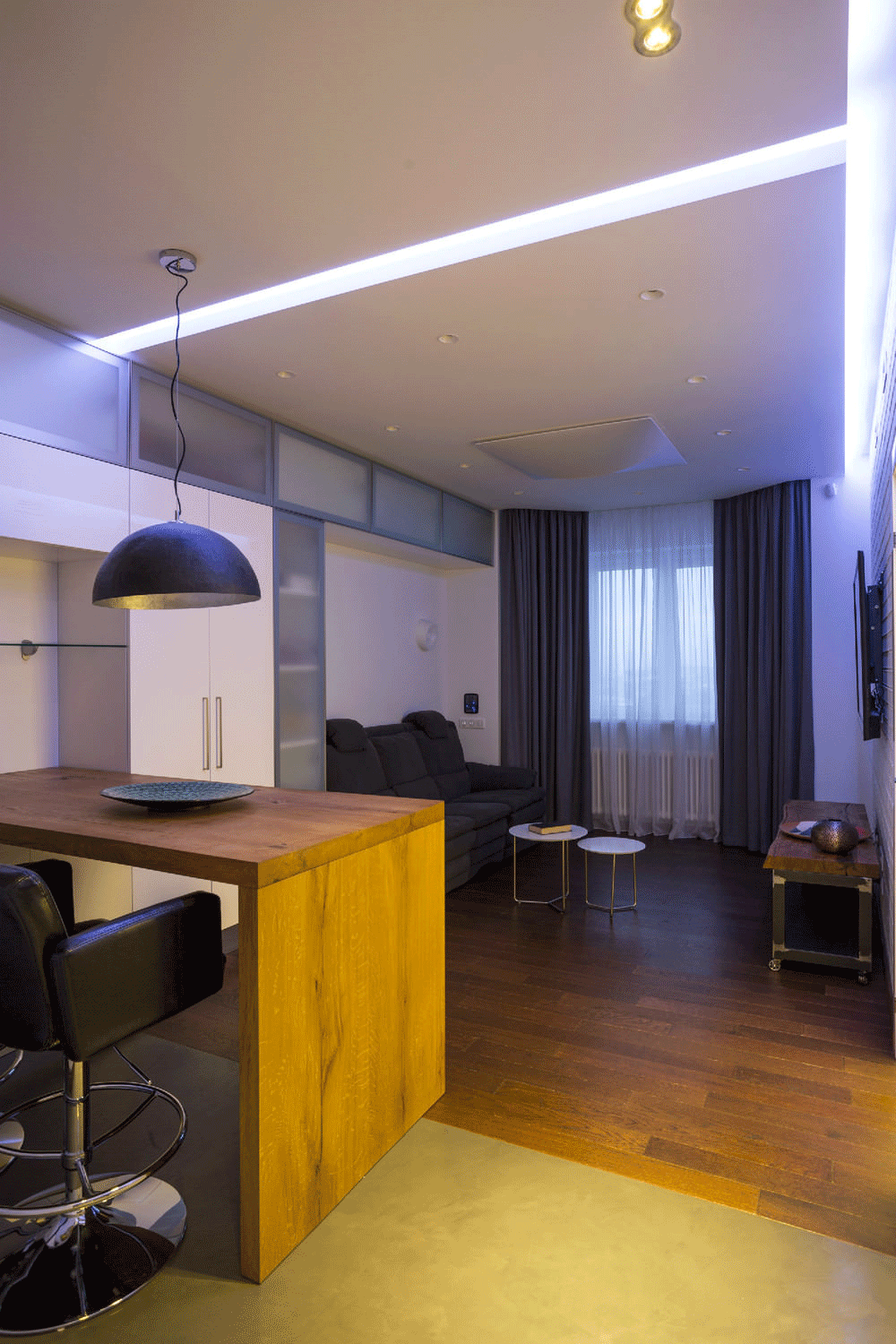 Дизайн-проекты для однокомнатных квартир площадью 43 кв.м.