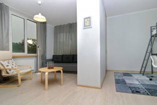 Лаконичный дизайн однокомнатной квартиры 44,3 метра для семьи с ребенком