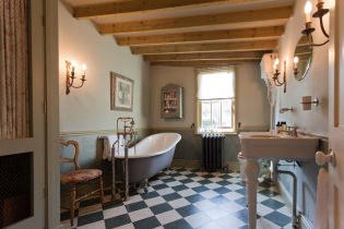 Ванная комната в стиле кантри: особенности, фото