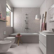 Серая плитка в ванной комнате: особенности, фото-3