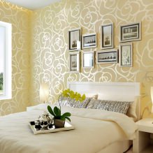 Выбор обоев для спальни: дизайн, фото, варианты комбинирования-13