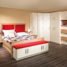 Угловой шкаф в спальне: виды, наполнение, размеры, дизайн-12