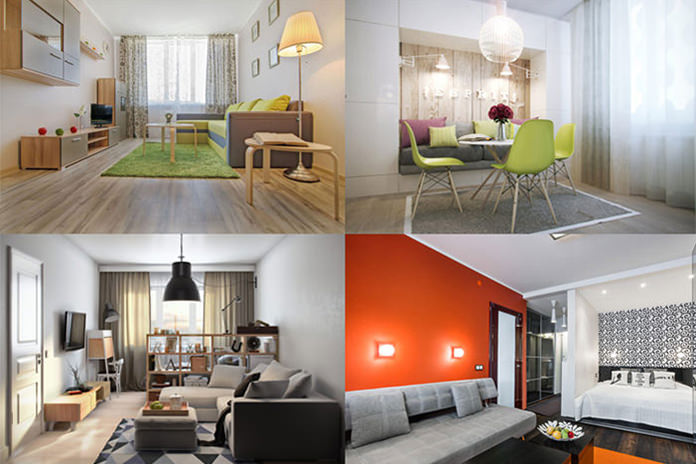 Дизайн однокомнатной квартиры площадью 33 кв м 59 фото как обставить интерьер однушки в современном стиле Особенности ремонта