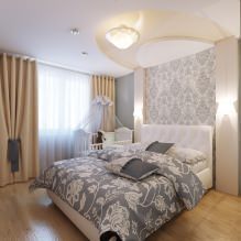 Дизайн спальни с серыми обоями: 70 лучших фото в интерьере-12