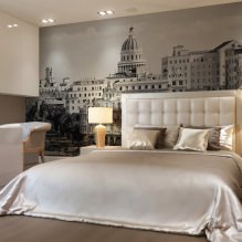 Дизайн спальни с серыми обоями: 70 лучших фото в интерьере-16