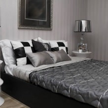 Дизайн спальни с серыми обоями: 70 лучших фото в интерьере-14