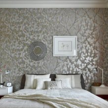 Дизайн спальни с серыми обоями: 70 лучших фото в интерьере-11