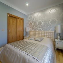 Дизайн спальни с серыми обоями: 70 лучших фото в интерьере-10