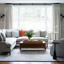 Обои серого цвета: сочетания, дизайн, выбор мебели и штор, 101 фото в интерьере-6