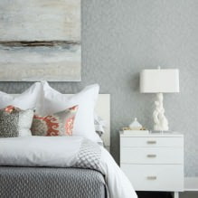Обои серого цвета: сочетания, дизайн, выбор мебели и штор, 101 фото в интерьере-19