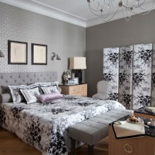 Обои серого цвета: сочетания, дизайн, выбор мебели и штор, 101 фото в интерьере-32