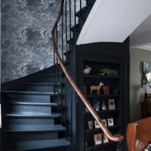 Обои серого цвета: сочетания, дизайн, выбор мебели и штор, 101 фото в интерьере-4