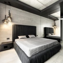 Дизайн стен в спальне: выбор цвета, варианты отделки, 130 фото в интерьере-0
