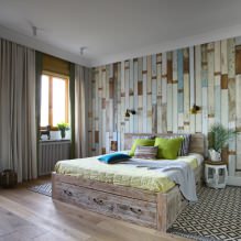 Дизайн стен в спальне: выбор цвета, варианты отделки, 130 фото в интерьере-16