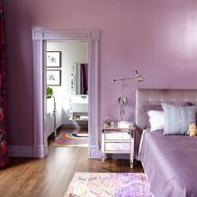 Интерьер в фиолетовых тонах: сочетания, обзор по комнатам, 70 фото-7