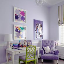 Интерьер в фиолетовых тонах: сочетания, обзор по комнатам, 70 фото-17
