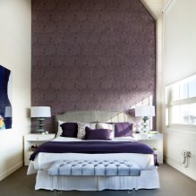 Обои фиолетового цвета в интерьере: виды, дизайн, подбор штор, 70 фото-9