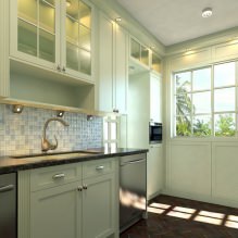 Зеленый кухонный гарнитур: особенности выбора, сочетания, 60 фото-23