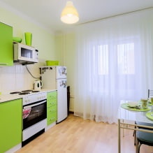 Зеленый кухонный гарнитур: особенности выбора, сочетания, 60 фото-16