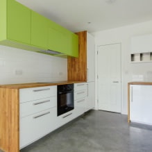 Зеленый кухонный гарнитур: особенности выбора, сочетания, 60 фото-18