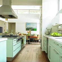 Зеленый кухонный гарнитур: особенности выбора, сочетания, 60 фото-8