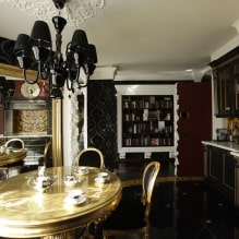 Стиль барокко в интерьере квартиры: особенности дизайна, отделка, мебель и декор-20