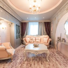 Стиль барокко в интерьере квартиры: особенности дизайна, отделка, мебель и декор-12