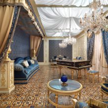 Стиль барокко в интерьере квартиры: особенности дизайна, отделка, мебель и декор-13