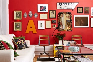 Красный цвет в интерьере: значение, сочетание, стили, отделка, мебель (80 фото)