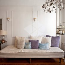 Дизайн гостиной в светлых тонах: выбор стиля, цвета, отделки, мебели и штор-4