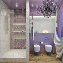 Фиолетовые шторы в интерьере - особенности дизайна и цветовые сочетания-6
