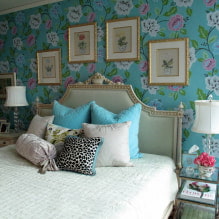 Обои для маленькой спальни: цвет, дизайн, комбинирование, идеи для низких потолков и узких комнат-8